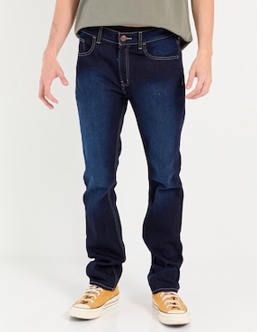 Jeans straight Oggi deslavado para hombre