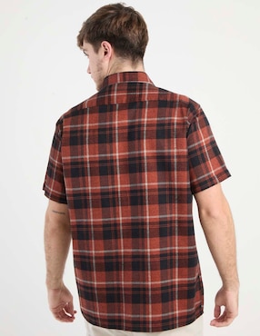 Camisa casual Silver Plate manga corta para hombre