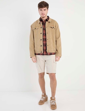 Camisa casual Silver Plate manga corta para hombre
