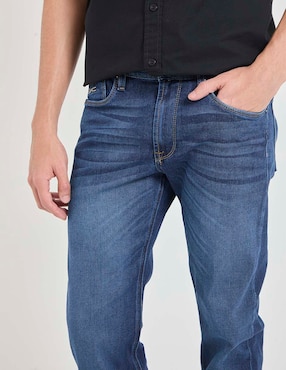 Jeans bota Silver Plate lavado stone wash para hombre