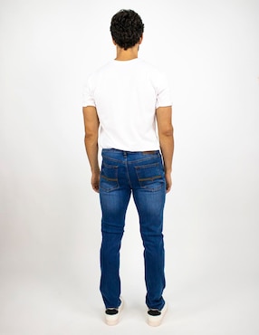 Jeans slim Furor OS deslavado para hombre