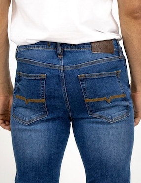 Jeans slim Furor OS deslavado para hombre