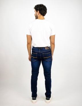 Jeans slim Furor OS deslavado para hombre
