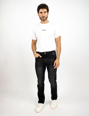 Jeans slim Furor OS lavado obscuro para hombre
