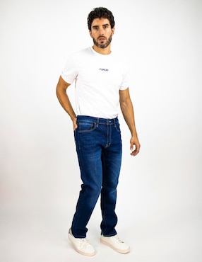 Jeans slim Furor deslavado para hombre