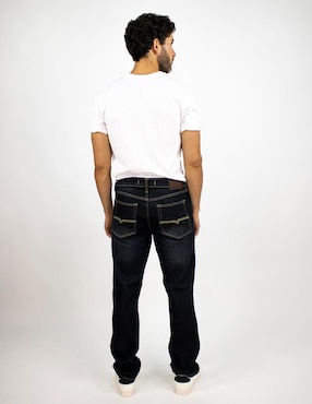 Jeans straight Furor deslavado para hombre