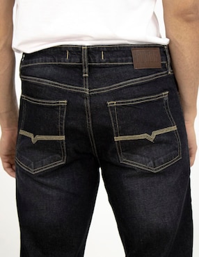 Jeans straight Furor deslavado para hombre