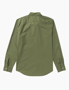 Camisa casual American Eagle manga larga para hombre