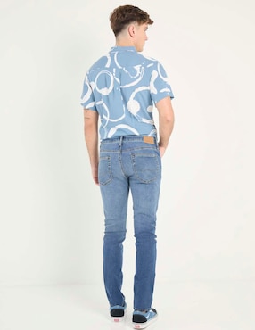 Jeans slim American Eagle deslavado para hombre