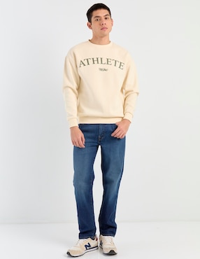 Jeans straight American Eagle lavado obscuro para hombre