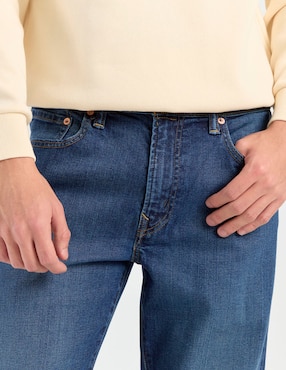 Jeans straight American Eagle lavado obscuro para hombre