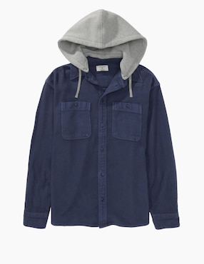 Camisa casual American Eagle manga larga para hombre
