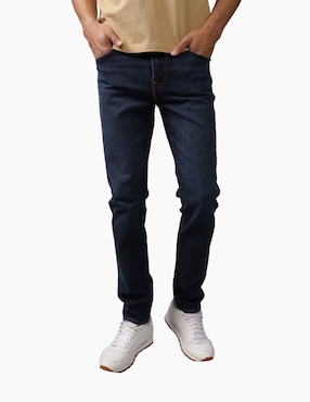 Jeans skinny American Eagle lavado obscuro para hombre