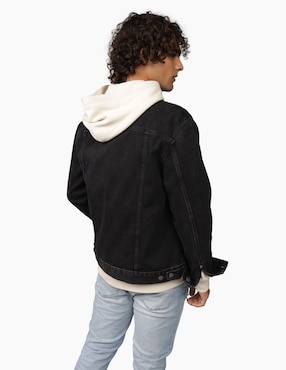 Chamarra Denim American Eagle de algodón con bolsillos para hombre
