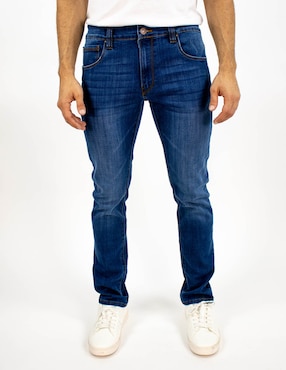 Jeans slim Furor deslavado para hombre