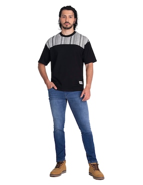 Playera Silver Plate cuello redondo para hombre