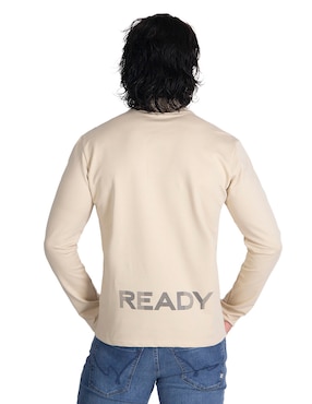 Playera Silver Plate cuello polo para hombre