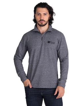 Playera Silver Plate Cuello alto para hombre