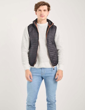 Chaleco Silver Plate capitonado para hombre