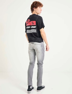 Jeans skinny Oggi deslvado para hombre