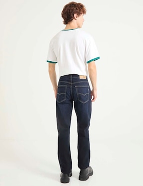 Jeans straight OGGI lavado obscuro para hombre