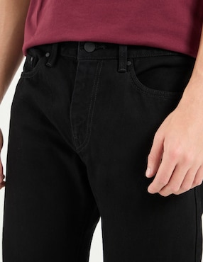 Jeans straight Silver Plate lavado obscuro para hombre