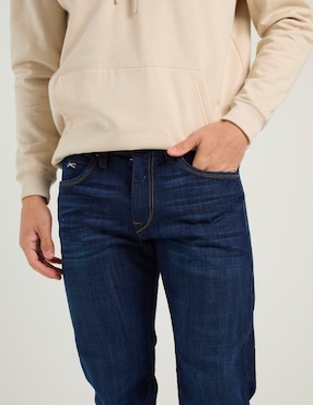 Jeans slim Silver Plate deslavado para hombre