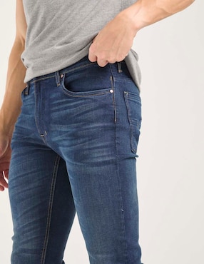 Jeans skinny Silver Plate deslavado para hombre
