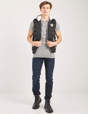 Jeans skinny Silver Plate lavado obscuro para hombre