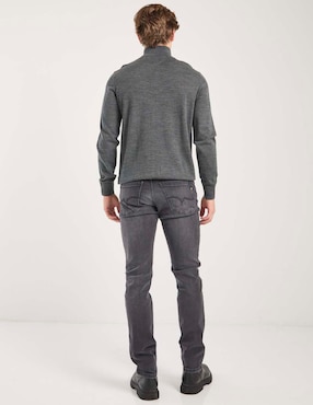 Jeans slim Silver Plate deslavado para hombre
