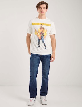 Jeans slim Silver Plate deslavado para hombre