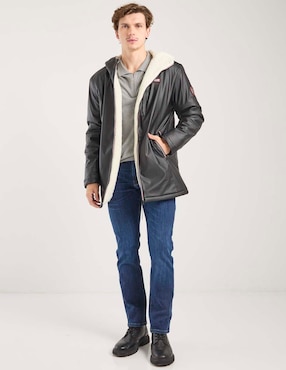 Jeans slim Silver Plate lavado stone wash para hombre