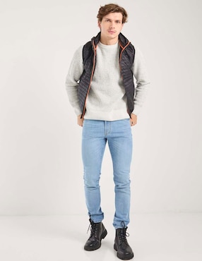 Jeans skinny Silver Plate lavado claro para hombre