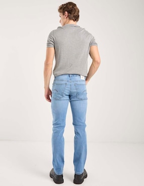 Jeans slim Silver Plate lavado claro para hombre