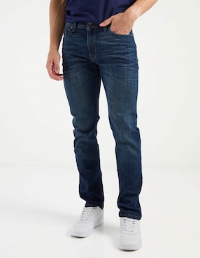 Jeans slim Silver Plate lavado stone wash para hombre