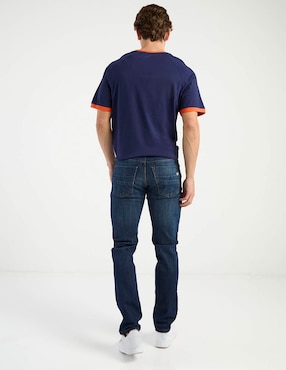 Jeans slim Silver Plate lavado stone wash para hombre