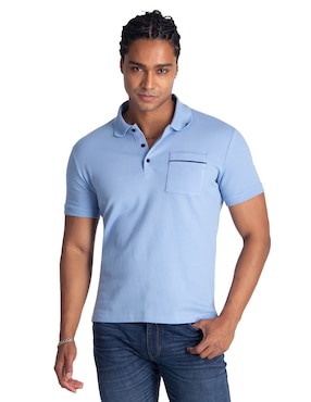 Playera tipo polo Silver Plate para hombre