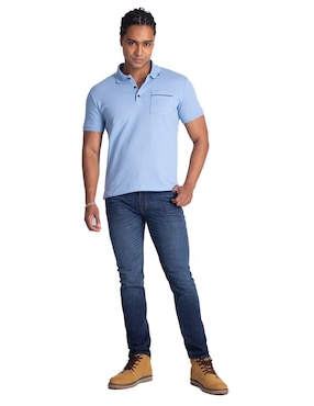 Playera tipo polo Silver Plate para hombre