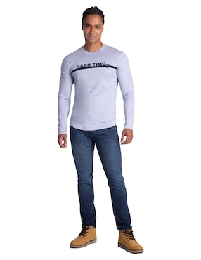 Playera Silver Plate cuello redondo para hombre