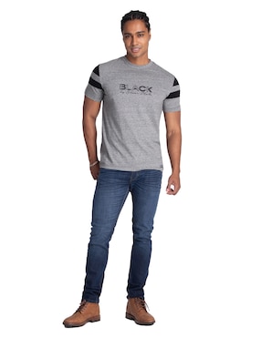 Playera Silver Plate cuello redondo para hombre