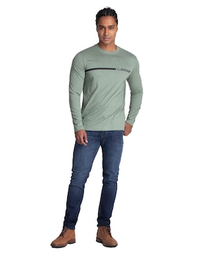 Playera Silver Plate cuello redondo para hombre