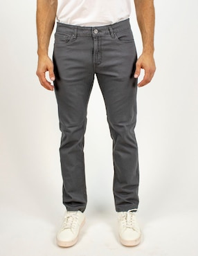 Pantalón casual slim Furor de algodón para hombre
