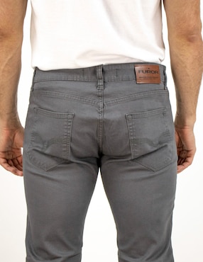 Pantalón casual slim Furor de algodón para hombre