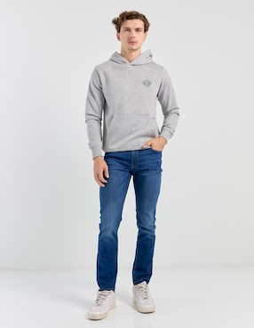 Jeans skinny Silver Plate lavado stone wash para hombre