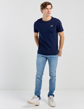Jeans skinny Silver Plate lavado stone wash para hombre