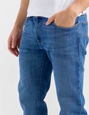 Jeans slim Silver Plate lavado stone wash para hombre