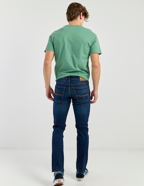 Jeans skinny Silver Plate lavado stone wash para hombre