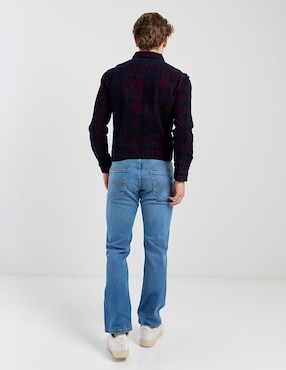 Jeans boot Silver Plate lavado stone wash para hombre