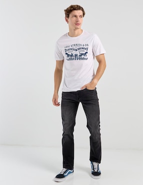 Jeans boot Silver Plate lavado stone wash para hombre