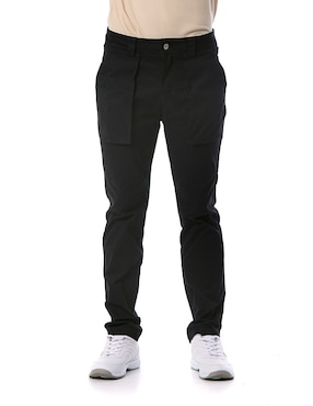 Pantalón chino regular Buffalo de gabardina para hombre